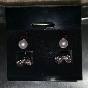 3 pair stud earrings, NWOT